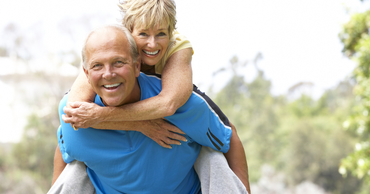 A happy couple who found the right partner