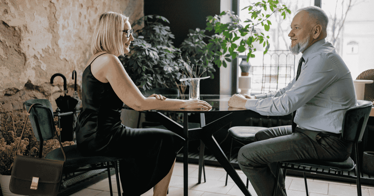 Art of First Date Couple on a first date